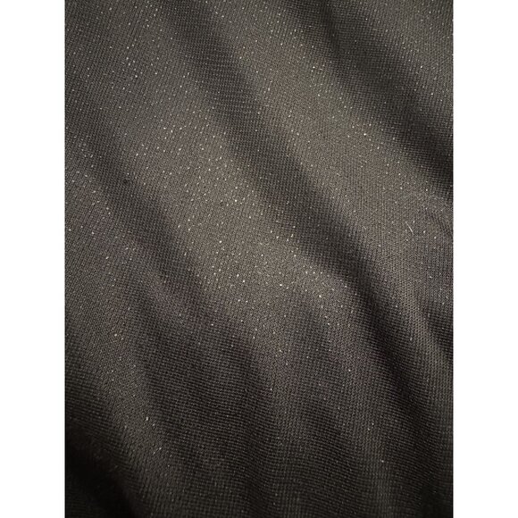 R&M Richards Black Sparkly Mesh Cascade Ruffle Long Gown Dress Size 16W 1X Plus - Picture 10 of 14